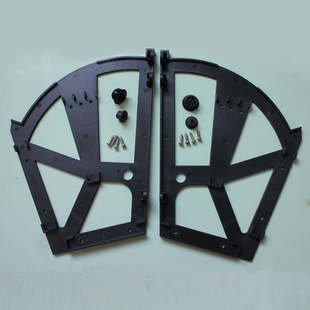 两层翻转架 小虎鞋柜衣柜家具配件塑料斗架 铰链五金翻斗板骨架