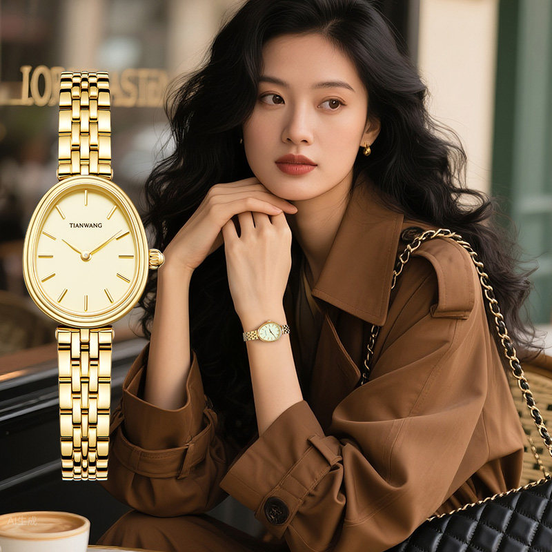 天王官方正品气质时尚女士手表