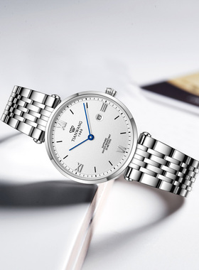 天王博雅系列官方正品简约男士女士手表钢带石英表情侣手表31285