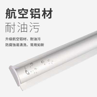 新款直销厨房夹单神器外卖菜单夹固定器铝合金免打孔笔槽小票夹厨