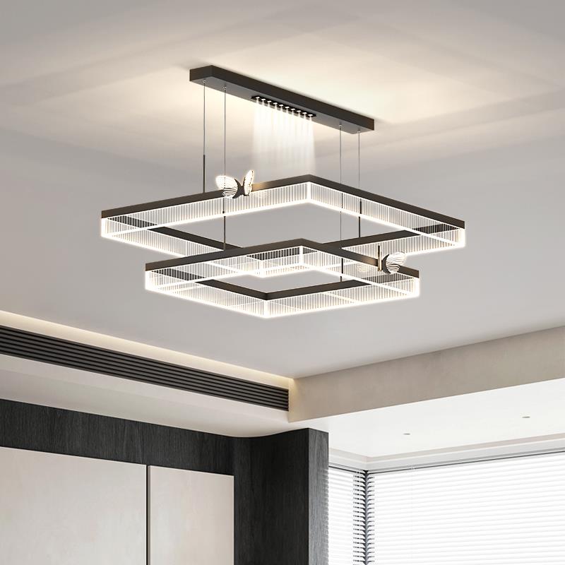 直销新款意式极简客厅吊灯现代简约轻奢感2024新款主灯具全屋套餐