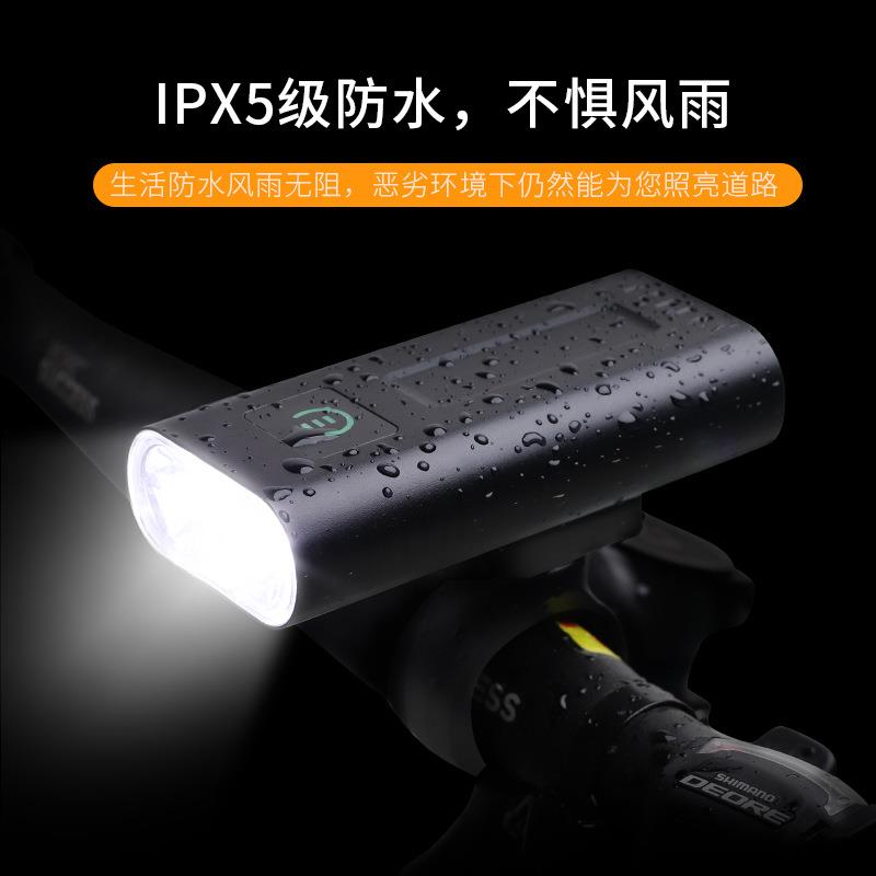 直销新款2020年新款包款KO2自行车灯山地车灯夜骑USB充电前灯高亮