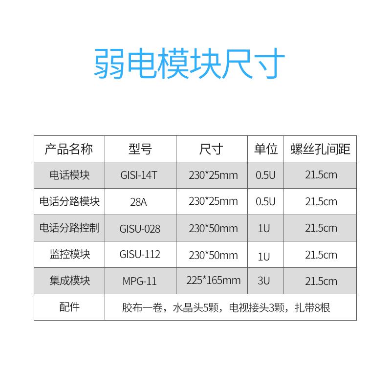 。弱电箱模块 多媒体箱信息箱 黑白色布线箱 电话分线器 一进四出