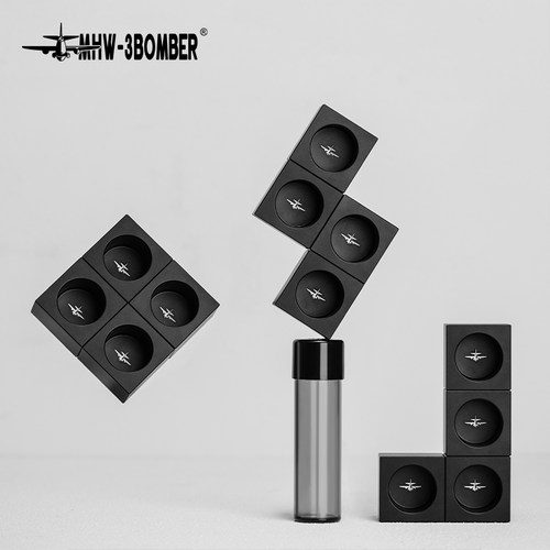 MHW-3BOMBER轰炸机咖啡豆能量瓶磁吸小方块 单向排气阀可携式密封