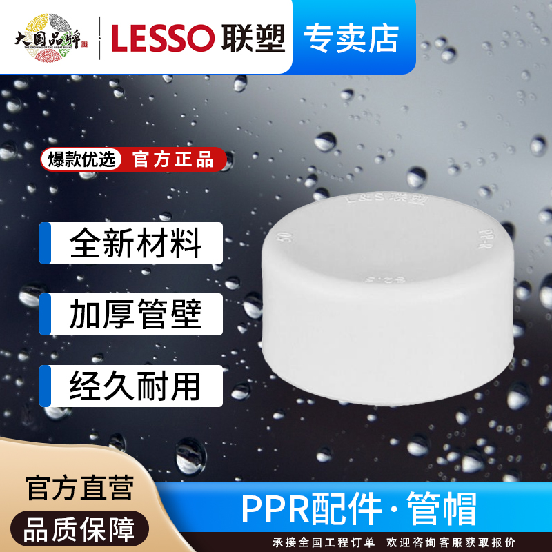 联塑PPR管帽4分白色20管堵