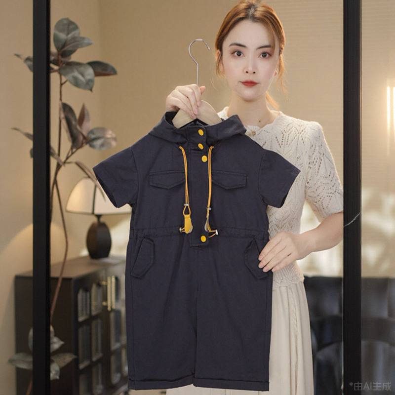 男女童装夏季套装新款休闲痞帅气儿童工装上衣小男孩连体工装裤潮