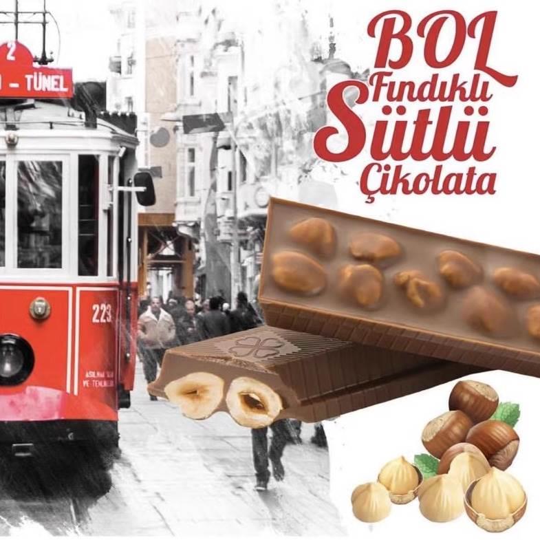 现货 土耳其MELODI坚果条状巧克力分享装 开心果仁榛子仁巧零食