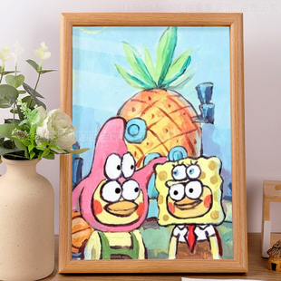 海坤宝宝鸡你太美蔡徐坤ikun小黑子恶搞抽象字画桌面摆件挂画礼物