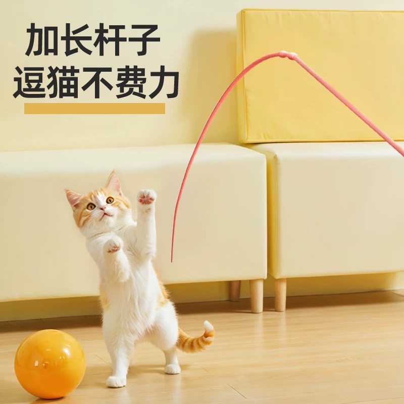 手持长杆硅胶逗猫棒仿真老鼠尾巴猫咪互动仿生捉鼠可替换杆猫玩具,宠物/宠物食品及用品,宠物智能玩具,淘宝优惠券,粉丝福利购,淘宝优惠卷