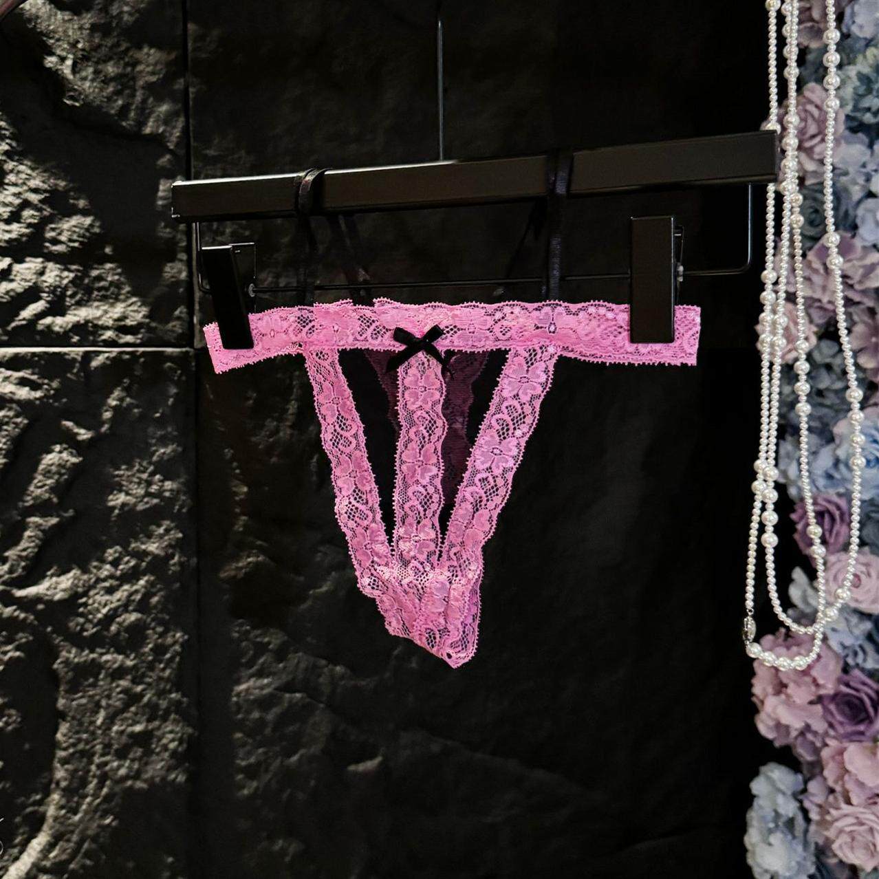 Ta 御姐风性感甜系辣妹蕾丝透明丁字内裤女诱惑约会蜜桃臀情调T裤,女士内衣/男士内衣/家居服,女丁字裤,淘宝优惠券,粉丝福利购,淘宝优惠卷