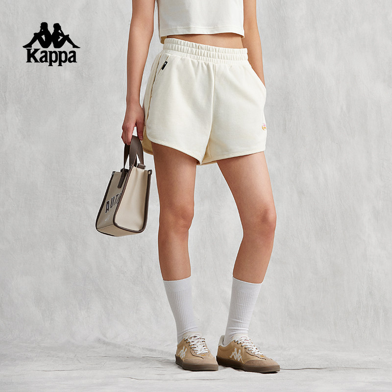Kappa卡帕背靠背休闲运动短裤女2025新款爆款夏季三分裤女外穿潮