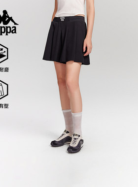 卡帕女夏季透气百褶网球裙裤