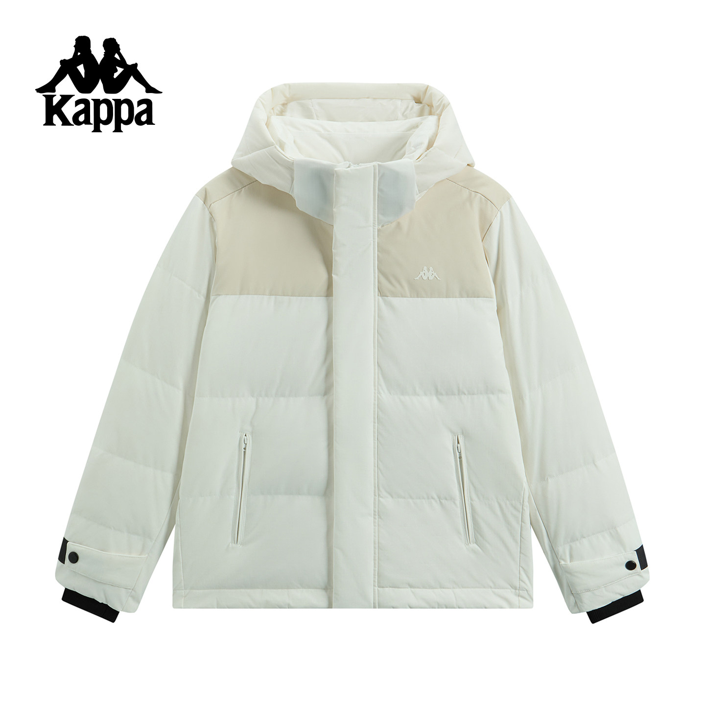 Kappa卡帕背靠背运动羽绒服女冬季休闲保暖外套防寒服厚2025新款