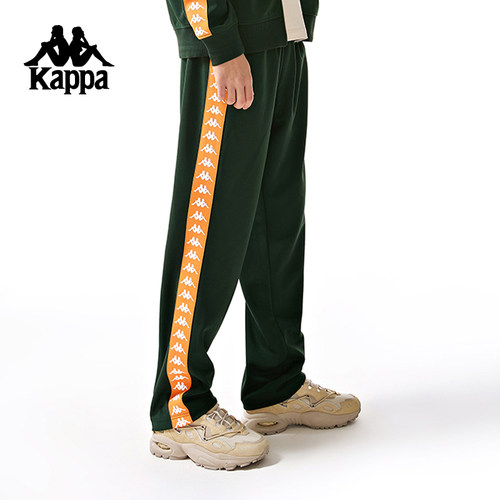 kappa背靠背2025秋季新款男女同款运动休闲针织直筒长裤K0D32AK62