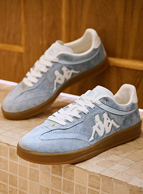 Kappa卡帕 TIFO新款德训鞋男女款经典复古板鞋低帮鞋平底休闲鞋子