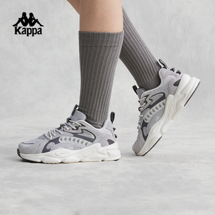 Kappa卡帕背靠背潮流百搭运动鞋男士户外休闲透气跑鞋阿甘鞋子女