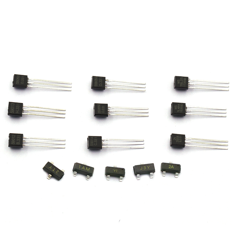 三极管S8550 SS8050 9013 9014 2N3904贴片直插功率晶体管NPN PNP