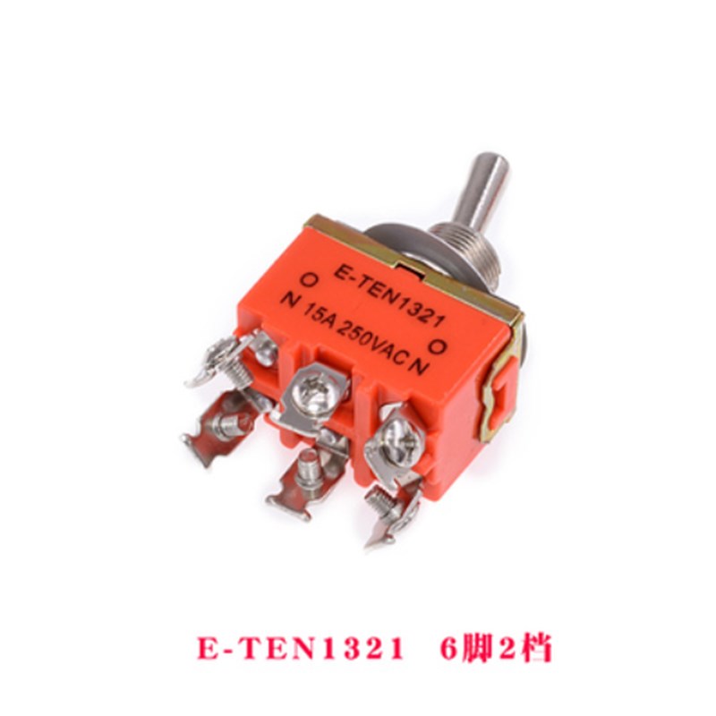 E-TEN1021/1221/1322扭钮子开关上下拨动摇臂正反转向3电源6脚2档