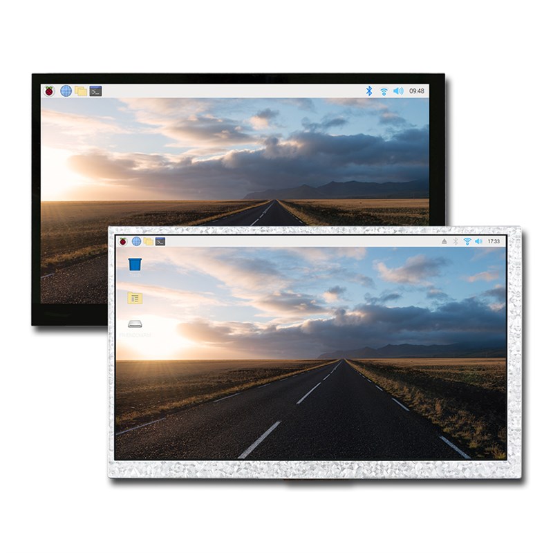 树莓派MIPI DSI屏幕4.3寸5寸7寸IPS电容触摸显示屏3B+/4B免驱