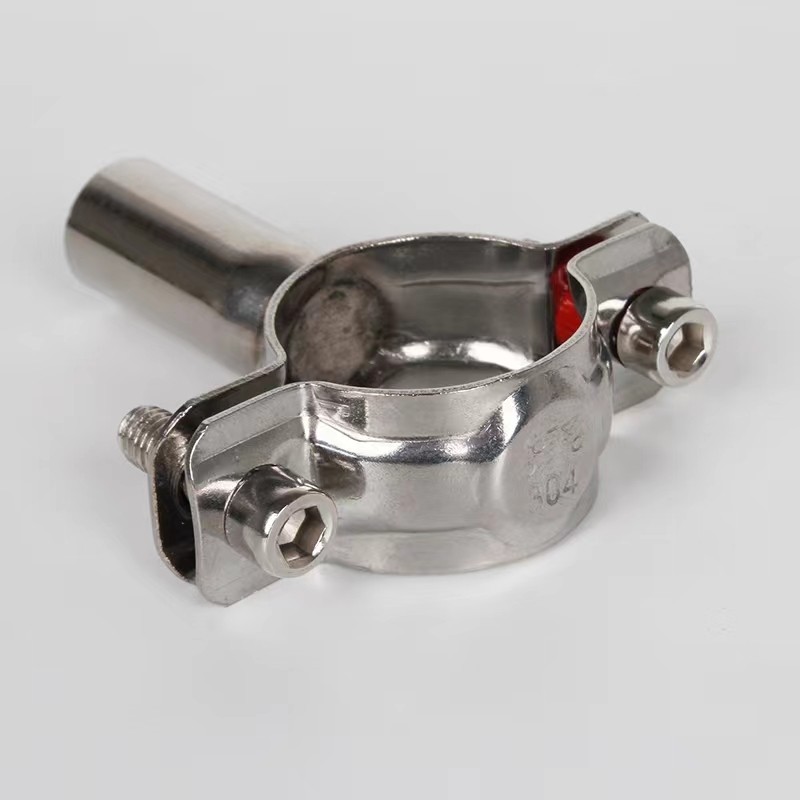 201不锈钢卡扣管支架管卡卫生级钢管固定管抱箍304卡箍管夹水管卡