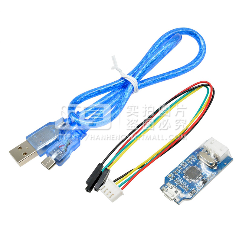 兼容J-Link OB ARM仿真调试器SWD编程器STM32下载器Jlink代 v8