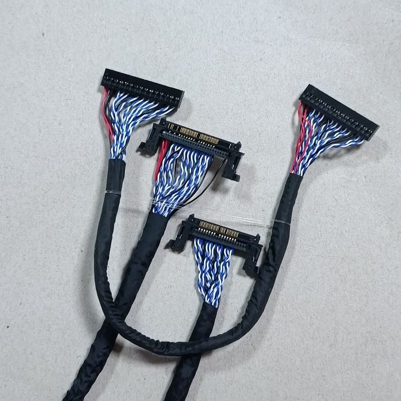 液晶电视乐华6M30K-120HZLG/AU41针+51针转接板驱屏线三条