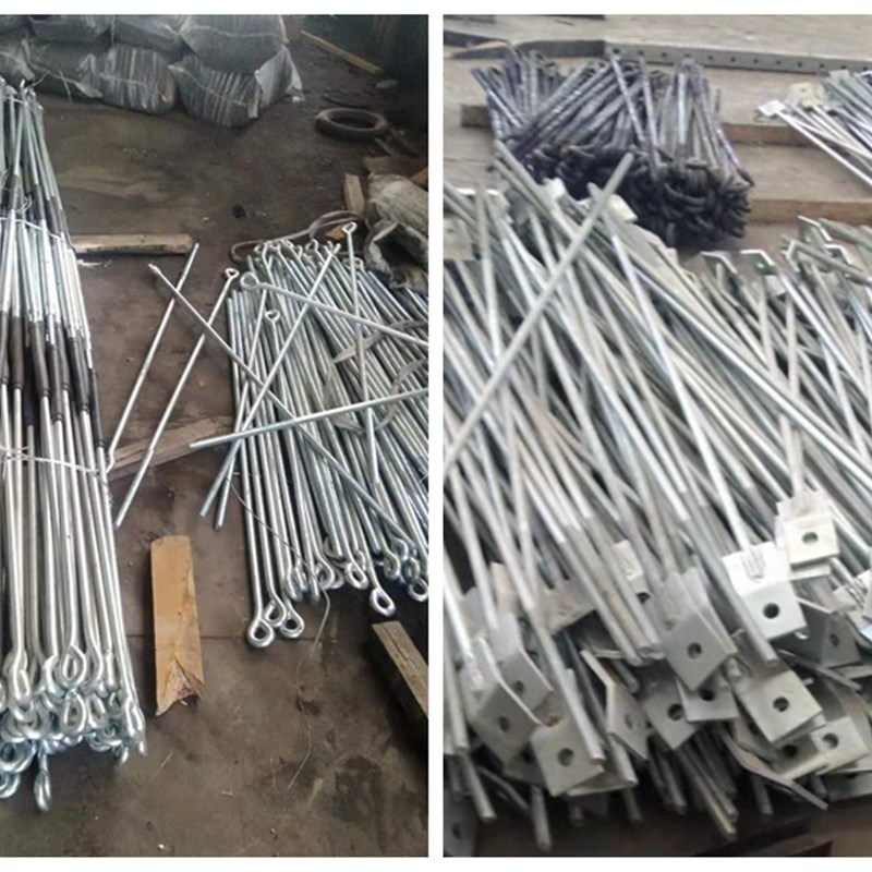 建筑新型悬挑梁工字钢预埋件管套工地外架连墙件花篮式斜拉杆配件