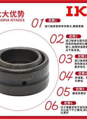 。日本进口IKO鱼眼关节轴承GEG160ES GEG160E S-2RSGEG180/ES-2RS