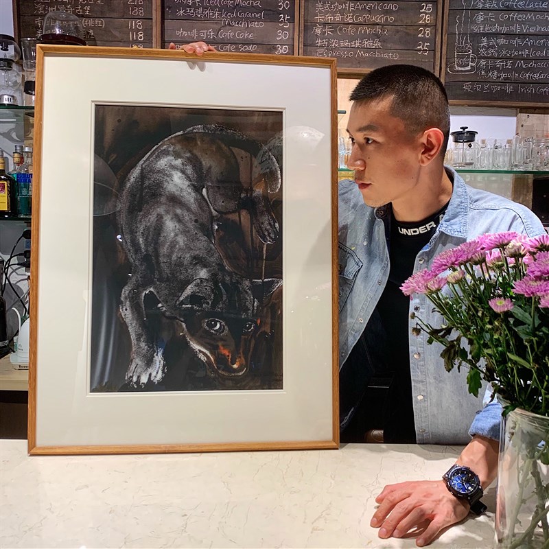 艺术版画 小黑C/D款