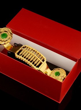 仿古《算盘》摆件金算盘民俗老物件家居办公摆件创意礼物