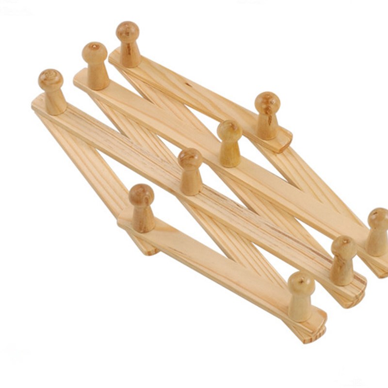 Large Simple And Environmentally Friendly Wooden Retractable