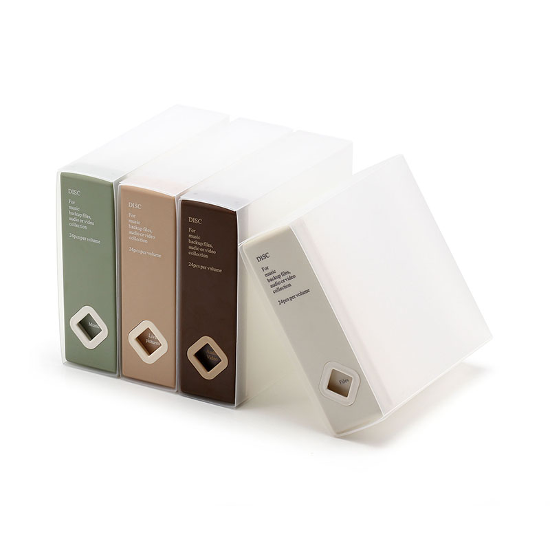 时代良品创意24片cd光盘包光碟收纳盒办公游戏专辑cd收纳册车载