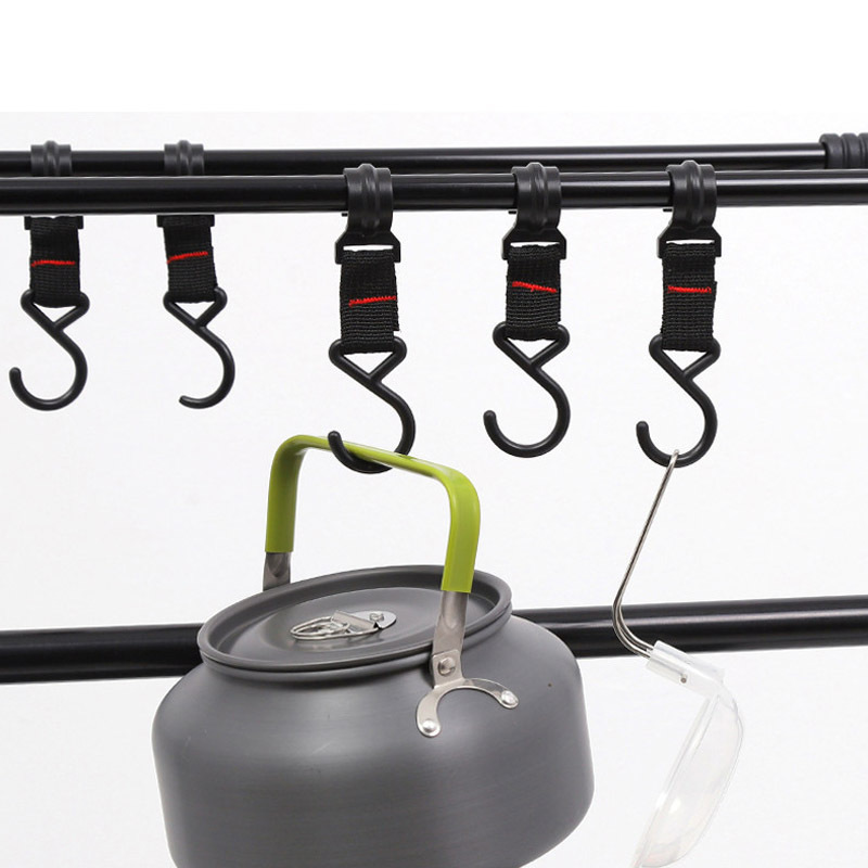 户外露营折叠置物架野营自驾游车载晾衣架晒网晾晒支架储物收纳架