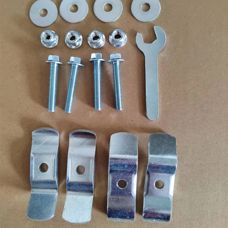 铝合金尾箱防异响快拆配件橡胶垫防滑垫双头插扣底板通用型可定制