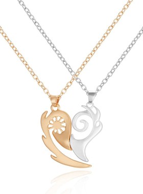 Fashion love sun and Moon Guard splicing mutually attractive