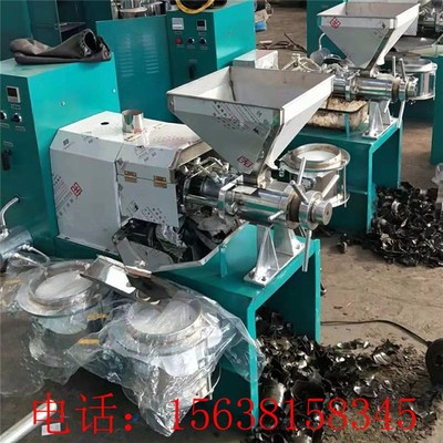 不锈钢榨油机家用全自动小型机器多功能家庭用菜籽冷热商用炸油机