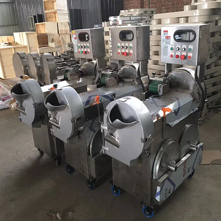 全自动切块切丁切丝机多功能双头食堂用切菜设备商用切菜机