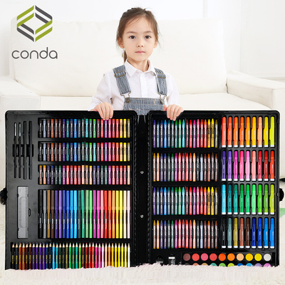 儿童绘画套装礼盒画画工具组合小学生水彩笔画笔美术幼儿园礼物