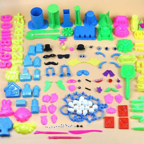 太空沙玩具模型玩具沙塑料橡皮泥工具超轻粘土彩泥儿童模型玩具