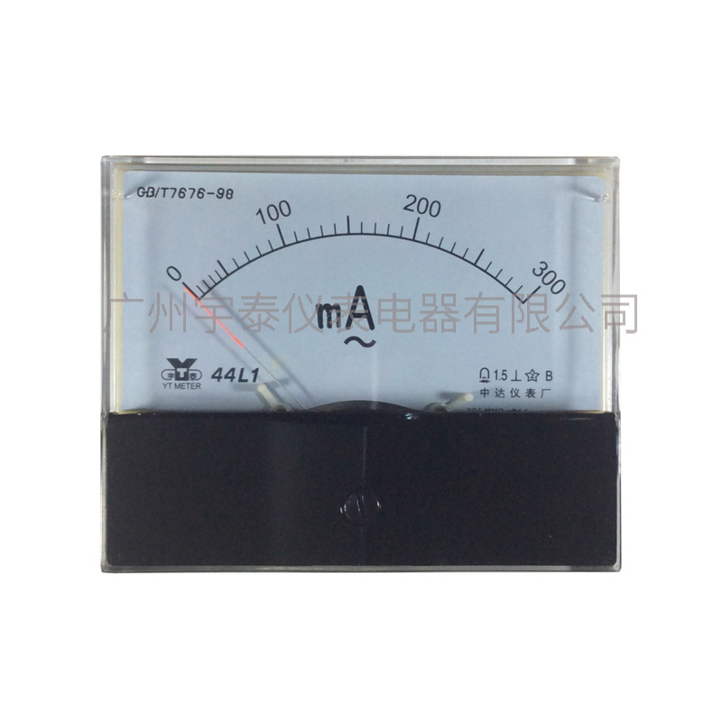44L1毫安表10MA电流表50mAv交流100MA指针电流表44l1-a 80x100mm