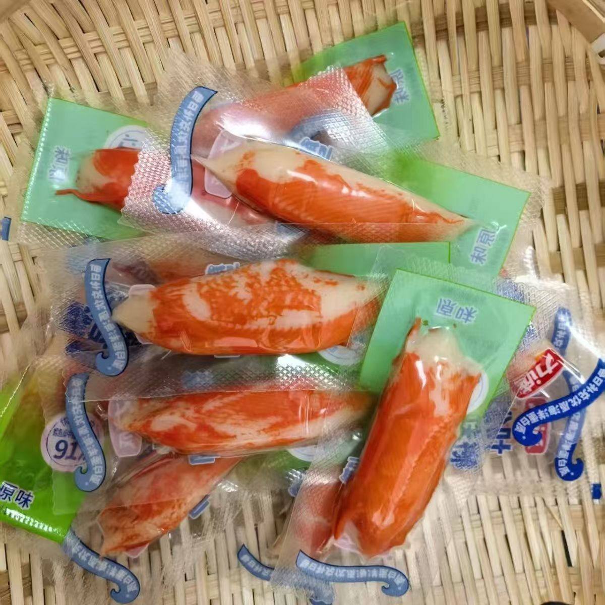 力诚松叶蟹味柳低脂肪高蛋白鳕鱼肉儿童零食爆款小吃营养早餐,零食/坚果/特产,蟹系列,淘宝优惠券,粉丝福利购,淘宝优惠卷