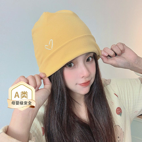 贝乐德绒加厚月子帽头巾秋冬产妇