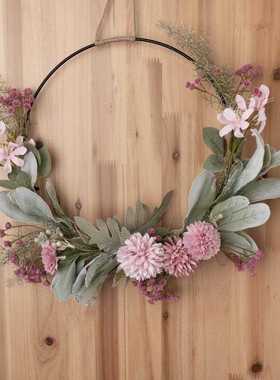 直销新款若伊绿植物仿真花假花婚庆装饰INS风工艺品跨境CF01062