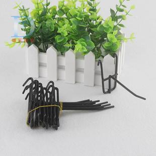 直销新款义乌黑色网片挂钩货架挂钩不锈钢色饰品挂钩网架网格铁挂