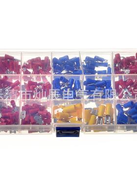 直销新款跨境货源 280pcs盒装冷压端子预绝缘接线端子 防水端子连