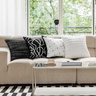 直销新款意式轻奢沙发抱枕套北欧ins风样板间软装床头靠垫靠枕套