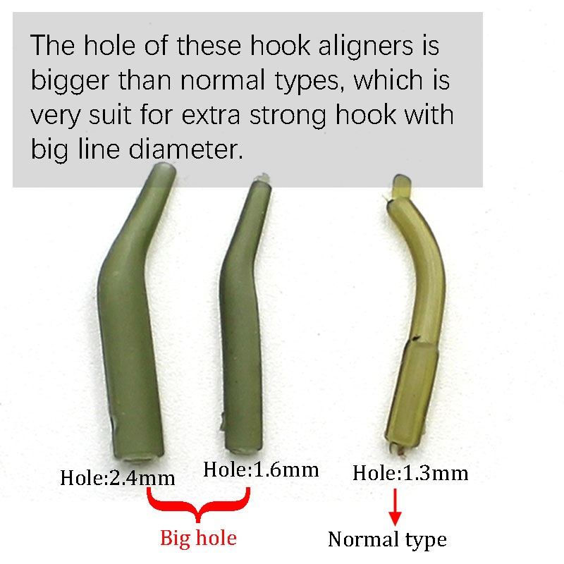 20pcs Carp fishing Accessories D Rig kickers hooks line alig