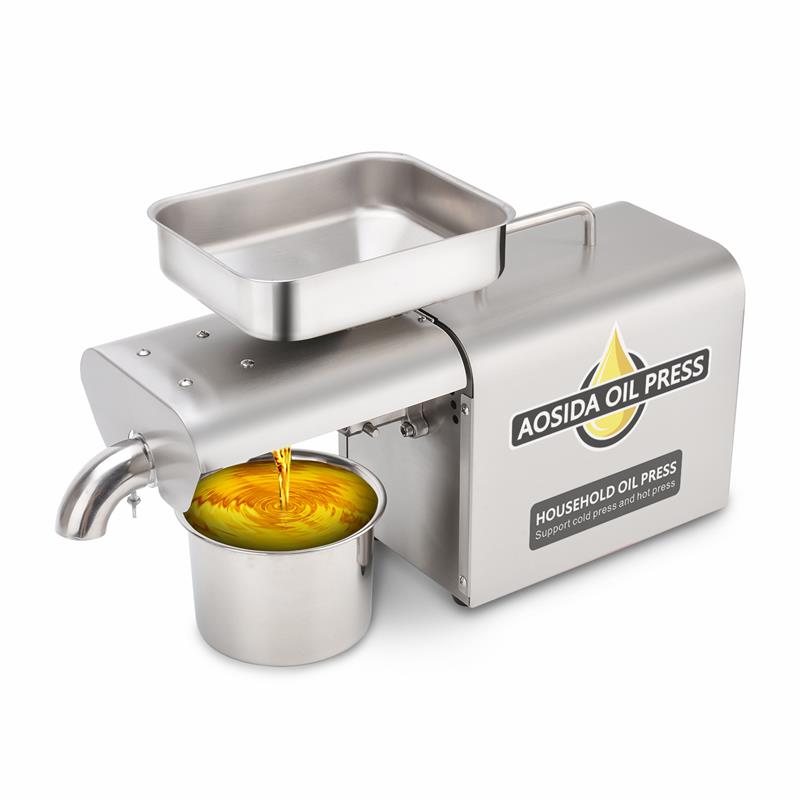 不锈钢小型榨油机全自动小型商用榨油机芝麻花生亚麻籽香油