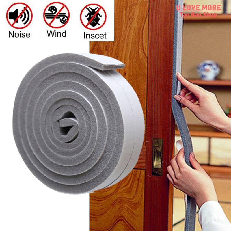 2 rolls Door Window Sealing Strips Sound-Proof Door Window F