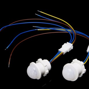 220v红外线人体感应器开关模块探头楼道家用衣柜 智能嵌入110V